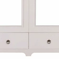 Schlafzimmer Kiefernschrank In Weiß - Velriva -Wohnen Shop schlafzimmer kiefernschrank in weiss 5 tuerig 2 spiegel velriva 05