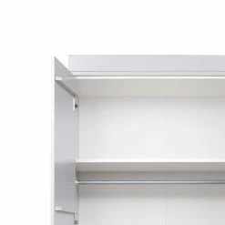 Schlafzimmer Kleiderschrank Laura In Hellgrau -Wohnen Shop schlafzimmer kleiderschrank hellgrau skandinavisch laura 05