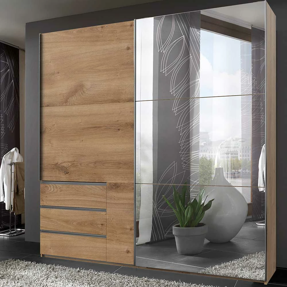 Schlafzimmer Kleiderschrank Mit Schwebetüren - Yacinda 4 Schlafzimmer Kleiderschrank Mit Schwebetüren - Yacinda – Bild 2