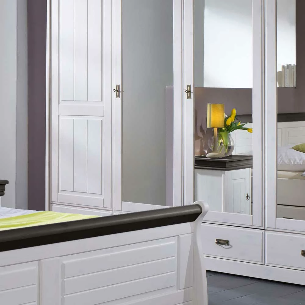 Schlafzimmer Kleiderschrank Pisino Mit Spiegeltüren 6 Schlafzimmer Kleiderschrank Pisino Mit Spiegeltüren – Bild 4