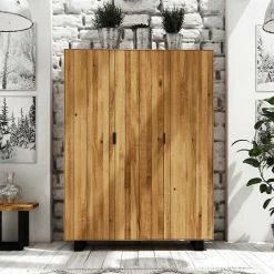 Schlafzimmer Kleiderschrank Manzey Aus Wildeiche Massiv Geölt 9 Schlafzimmer Kleiderschrank Manzey Aus Wildeiche Massiv Geölt -Wohnen Shop schlafzimmer kleiderschrank wildeiche massiv geoelt stahl manzey 02