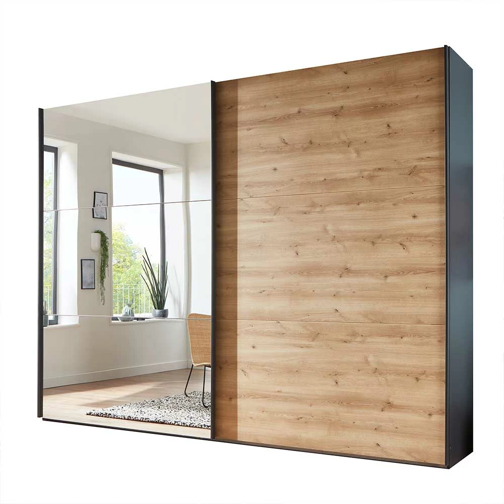 Schlafzimmer Schiebetürenschrank Mit Spiegel - Brusetta 3 Schlafzimmer Schiebetürenschrank Mit Spiegel - Brusetta