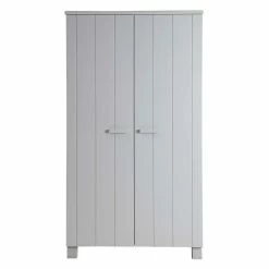 Schlafzimmerschrank Brasdon In Beton Grau -Wohnen Shop schlafzimmerschrank beton grau 2 tuerig brasdon 02