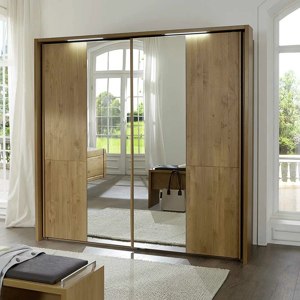 Schlafzimmerschrank Kora Aus Erle Teilmassiv 4 Schlafzimmerschrank Kora Aus Erle Teilmassiv – Bild 2