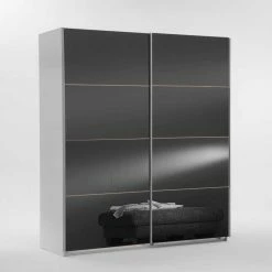 Schlafzimmerschrank Cotton Mit Glasfront