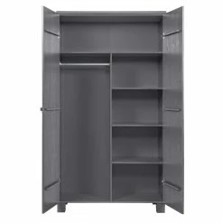 Schlafzimmerschrank Menkroa Aus Pinie Massivholz 12 Schlafzimmerschrank Menkroa Aus Pinie Massivholz -Wohnen Shop schlafzimmerschrank pinie massivholz dunkelgrau lackiert menkroa html 04