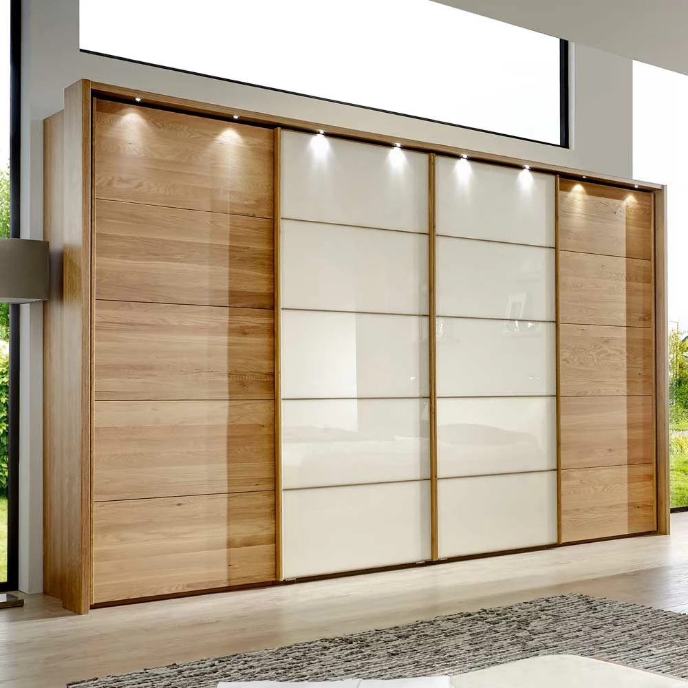 Schlafzimmerschrank Waruna Mit Schiebetüren 4 Schlafzimmerschrank Waruna Mit Schiebetüren – Bild 2