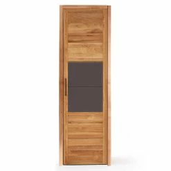 Schmaler Kleiderschrank Aus Wildeiche - Zaisan -Wohnen Shop schmaler kleiderschrank aus wildeiche mit nur einer tuer zaisan 01