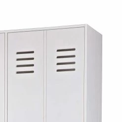 Schrank Ministra In Spind Optik -Wohnen Shop schrank spind optik weiss ministra 03