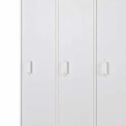 Schrank Ministra In Spind Optik -Wohnen Shop schrank spind optik weiss ministra 04