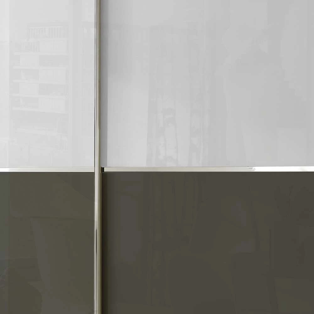 Schwebetüren Kleiderschrank In Braun & Weiß - Genre 6 Schwebetüren Kleiderschrank In Braun & Weiß - Genre – Bild 4