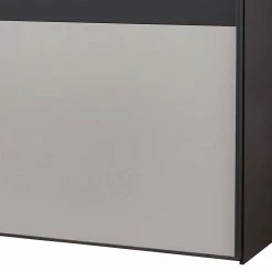 Schwebetüren Kleiderschrank In Hellgrau & Dunkelgrau - Guadiana -Wohnen Shop schwebetueren kleiderschrank in hellgrau dunkelgrau 2 tuerig guadiana 03