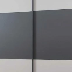 Schwebetüren Kleiderschrank In Hellgrau & Dunkelgrau - Guadiana -Wohnen Shop schwebetueren kleiderschrank in hellgrau dunkelgrau 2 tuerig guadiana 05