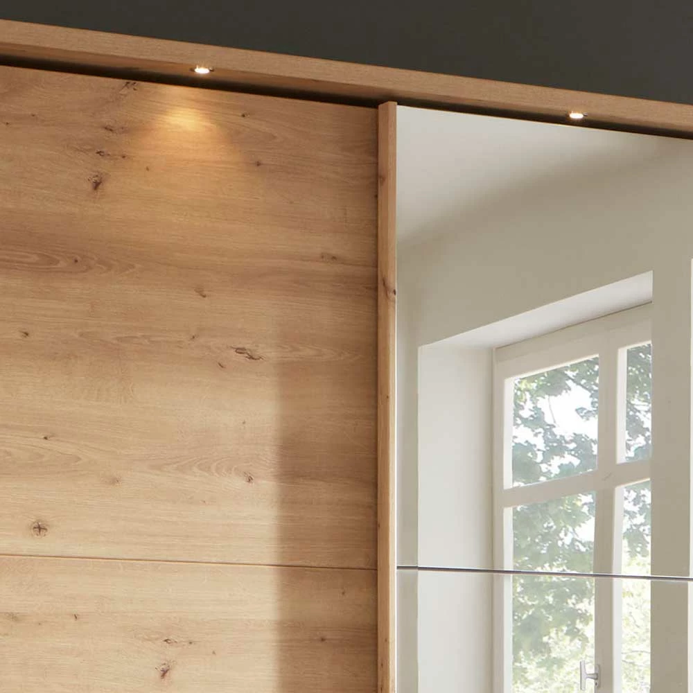 Schwebetüren Kleiderschrank Mit Beleuchtung - Eyre 8 Schwebetüren Kleiderschrank Mit Beleuchtung - Eyre – Bild 6