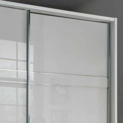 Schwebetüren Kleiderschrank Mit Glas Front - Ekino 12 Schwebetüren Kleiderschrank Mit Glas Front - Ekino -Wohnen Shop schwebetueren kleiderschrank mit glas front in weiss 3 tuerig ekino 05