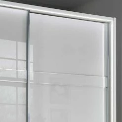 Schwebetüren Kleiderschrank Mit Glas Front - Ekino 13 Schwebetüren Kleiderschrank Mit Glas Front - Ekino -Wohnen Shop schwebetueren kleiderschrank mit glas front in weiss 3 tuerig ekino 06