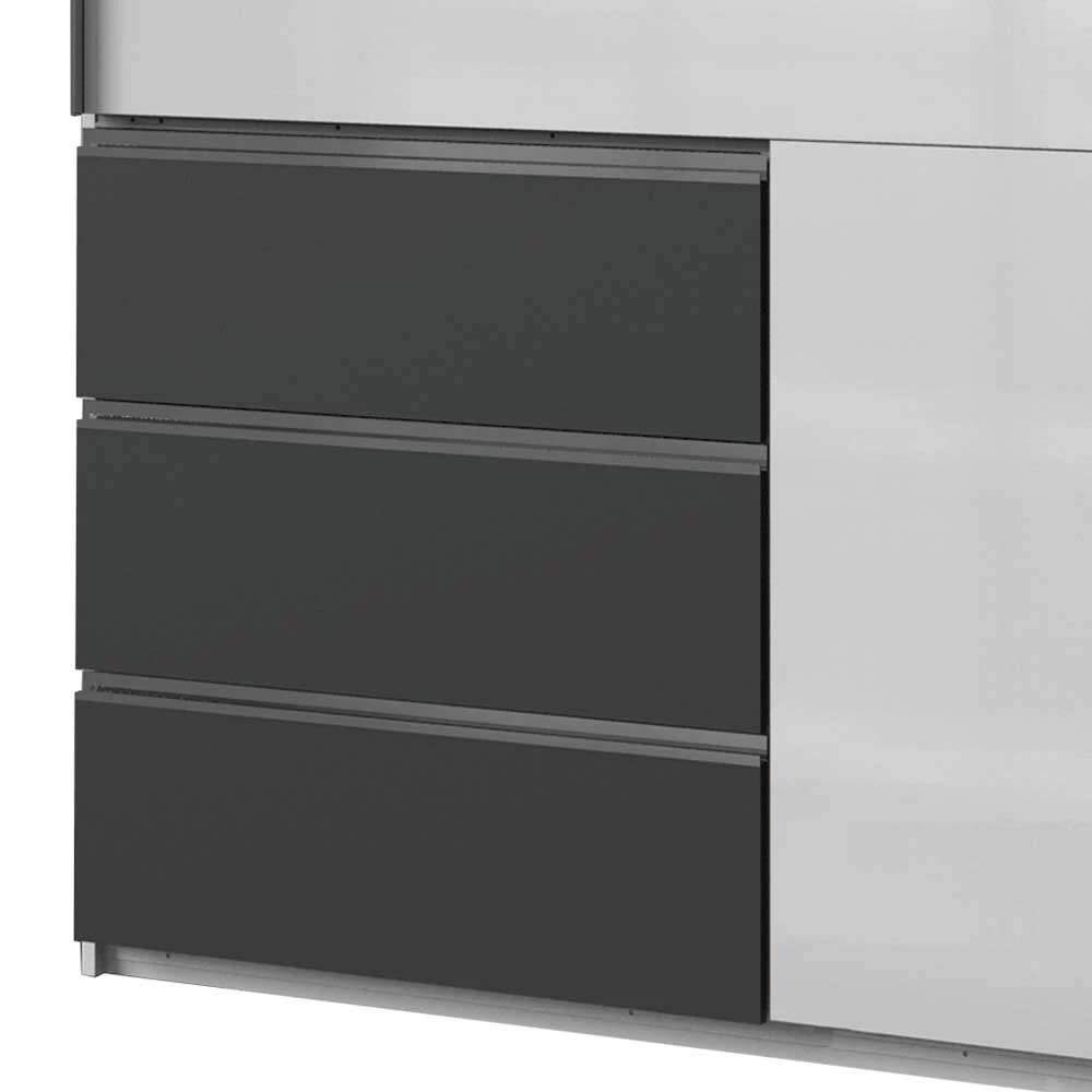 Schwebetüren Kleiderschrank Mit Spiegel - Nocina 6 Schwebetüren Kleiderschrank Mit Spiegel - Nocina – Bild 4