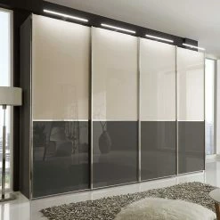 Schwebetüren Schlafzimmerschrank 300 Cm Breit - Tinaron 9 Schwebetüren Schlafzimmerschrank 300 Cm Breit - Tinaron -Wohnen Shop schwebetueren schlafzimmerschrank 300 cm breit in braun creme tinaron 01