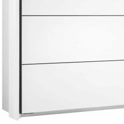 Schwebetürenkleiderschrank In Weiß & Anthrazit - Vilfian -Wohnen Shop schwebetuerenkleiderschrank in weiss anthrazit 280 cm breit vilfian 04