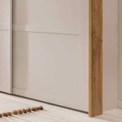 Schwebetürenschrank Utenia In Beige Und Eichefarben 11 Schwebetürenschrank Utenia In Beige Und Eichefarben -Wohnen Shop schwebetuerenschrank beige und eichefarben landhaus mit led beleuchtung utenia 03