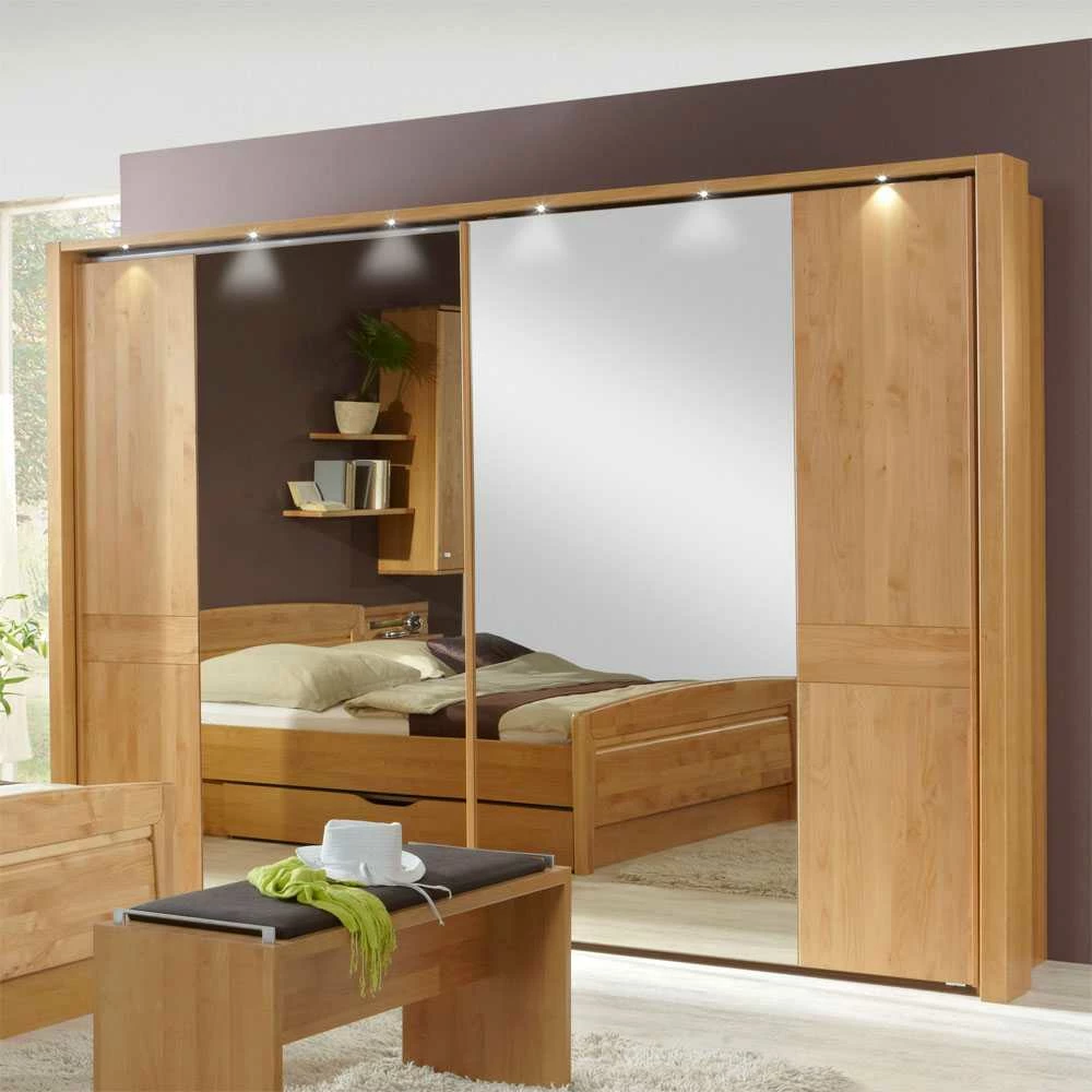 Schwebetürenschrank Bordeaux Aus Erle 4 Schwebetürenschrank Bordeaux Aus Erle – Bild 2