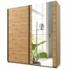 Schwebetürenschrank In Asteiche - Atela 1 Schwebetürenschrank In Asteiche - Atela -Wohnen Shop schwebetuerenschrank in asteiche mit spiegel 180x200x64 cm atela f