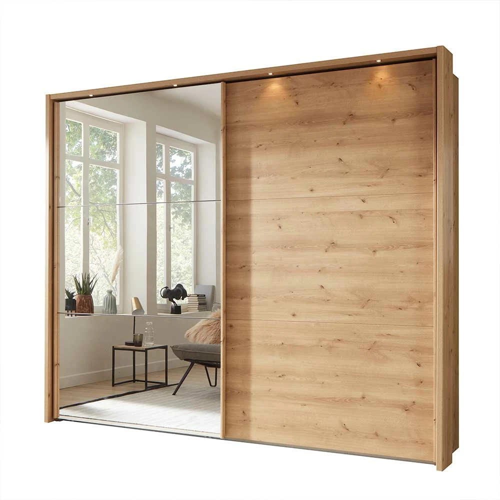 Topp Schwebetürenschrank Mit Spiegeltür - Power 3 Topp Schwebetürenschrank Mit Spiegeltür - Power