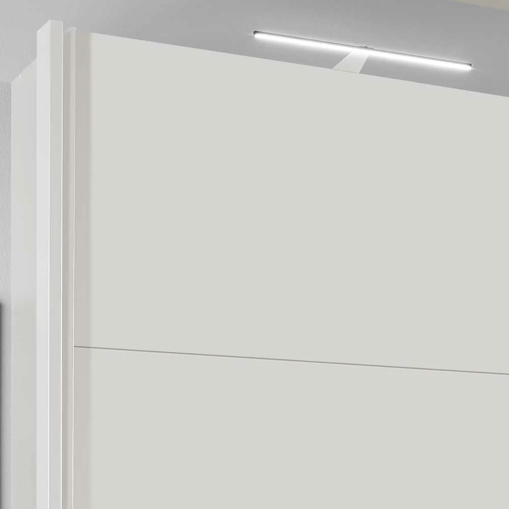 Weißer 2-türiger Kleiderschrank Mit Schiebetüren - Abelina 6 Weißer 2-türiger Kleiderschrank Mit Schiebetüren - Abelina – Bild 4