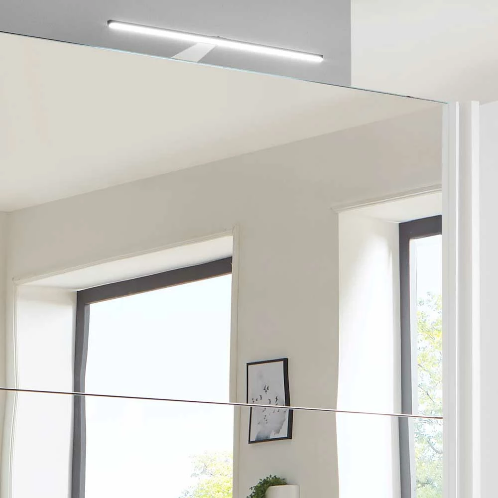 Weißer 2-türiger Kleiderschrank Mit Schiebetüren - Abelina 8 Weißer 2-türiger Kleiderschrank Mit Schiebetüren - Abelina – Bild 6