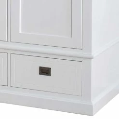 Weißer Kleiderschrank Im Skandi Design - Eicando 10 Weißer Kleiderschrank Im Skandi Design - Eicando -Wohnen Shop weisser kleiderschrank im skandi design mit drei tueren zwei schubladen eicando 02