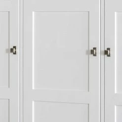 Weißer Kleiderschrank Im Skandi Design - Eicando 12 Weißer Kleiderschrank Im Skandi Design - Eicando -Wohnen Shop weisser kleiderschrank im skandi design mit drei tueren zwei schubladen eicando 04