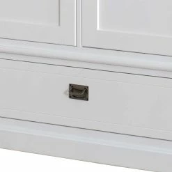Weißer Kleiderschrank Im Skandi Design - Eicando 13 Weißer Kleiderschrank Im Skandi Design - Eicando -Wohnen Shop weisser kleiderschrank im skandi design mit drei tueren zwei schubladen eicando 05