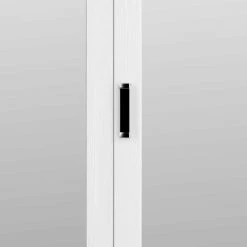 Weißer Kleiderschrank Mit Spiegeltüren - Imtreba -Wohnen Shop weisser kleiderschrank mit spiegeltueren 100x221x57 cm imtreba 03