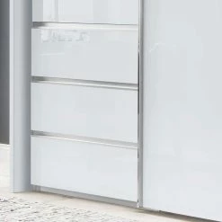 Weißer Schlafzimmerschrank Mit Schwebetüren - Baltimore -Wohnen Shop weisser schlafzimmerschrank mit schwebetueren beleuchtung led baltimore 03