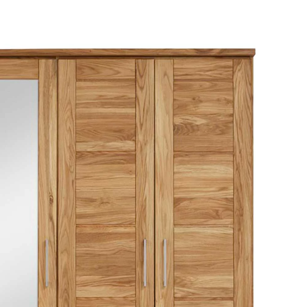 Wildeiche Schlafzimmerschrank Cranos Mit Spiegel 6 Wildeiche Schlafzimmerschrank Cranos Mit Spiegel – Bild 4