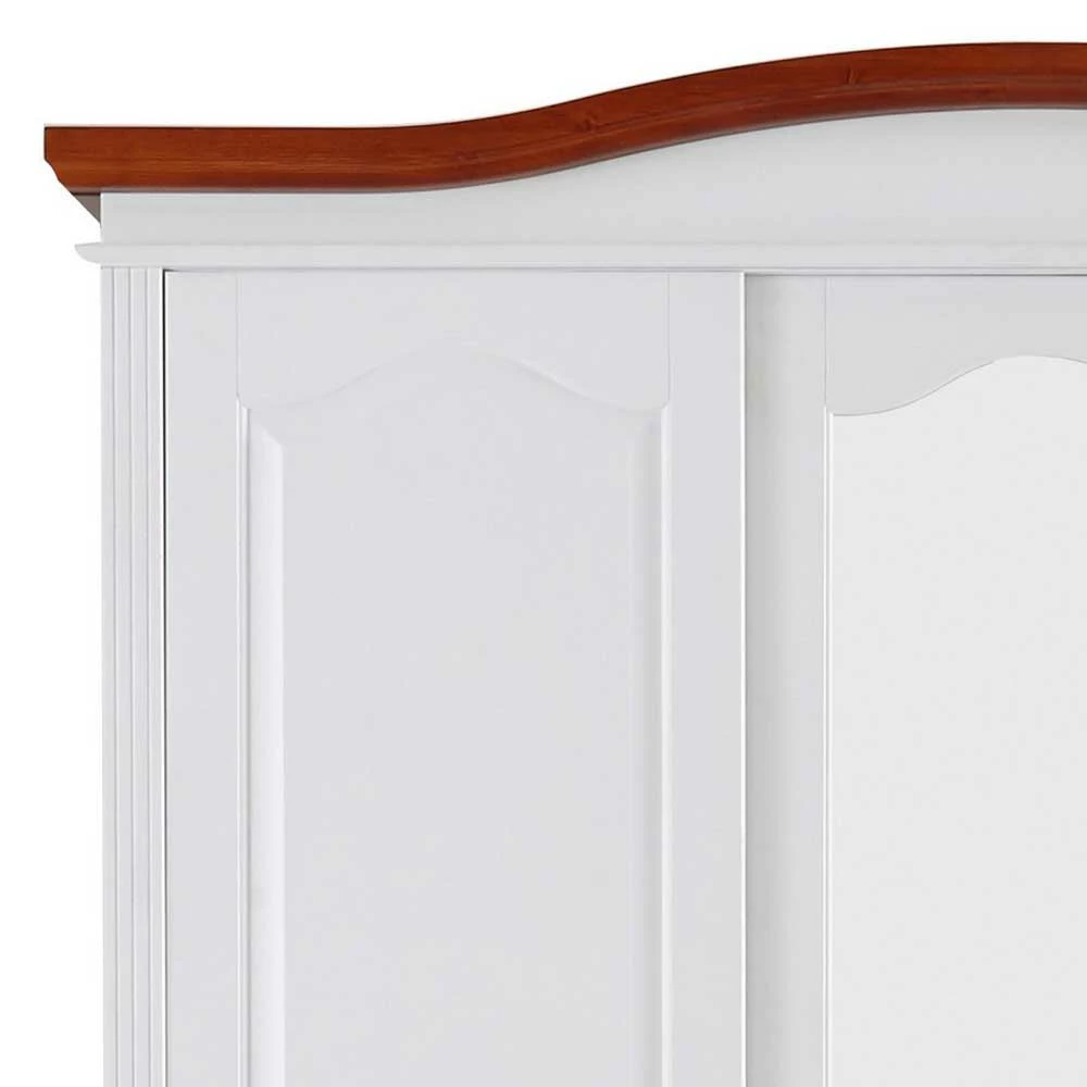 Zweifarbiger Holz Kleiderschrank Landhaus - Beapta 7 Zweifarbiger Holz Kleiderschrank Landhaus - Beapta – Bild 5